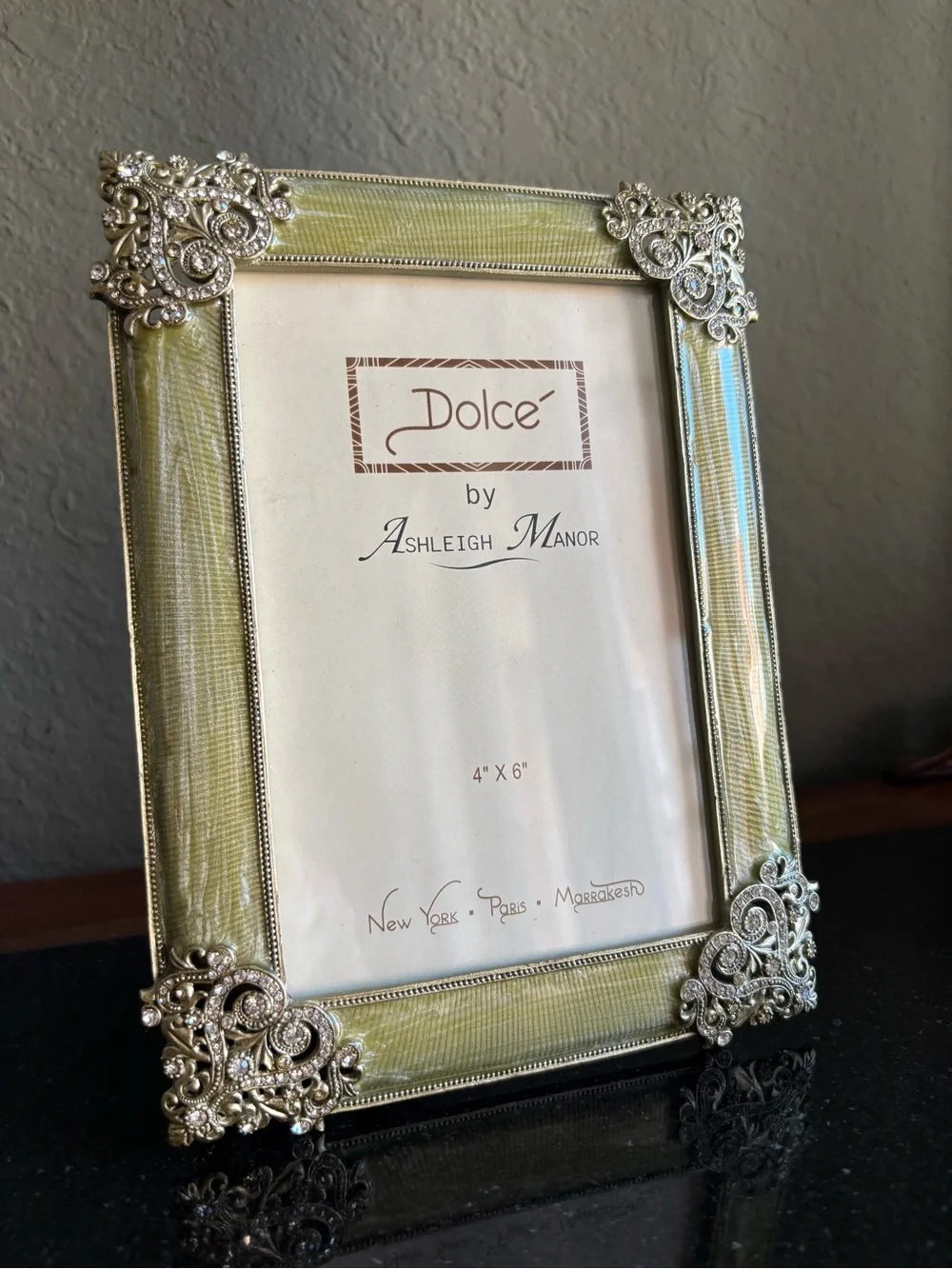 Vintage Crystal Picture Frame